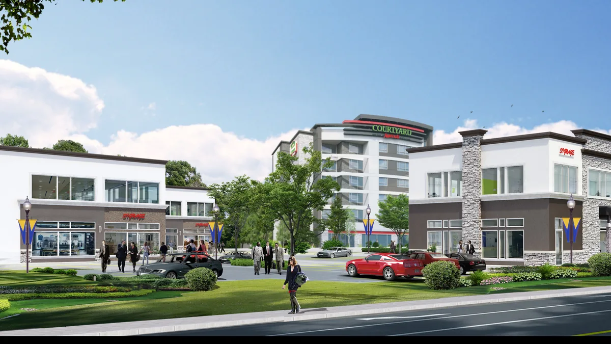 The delivered two-storey office buildings in Mississauga