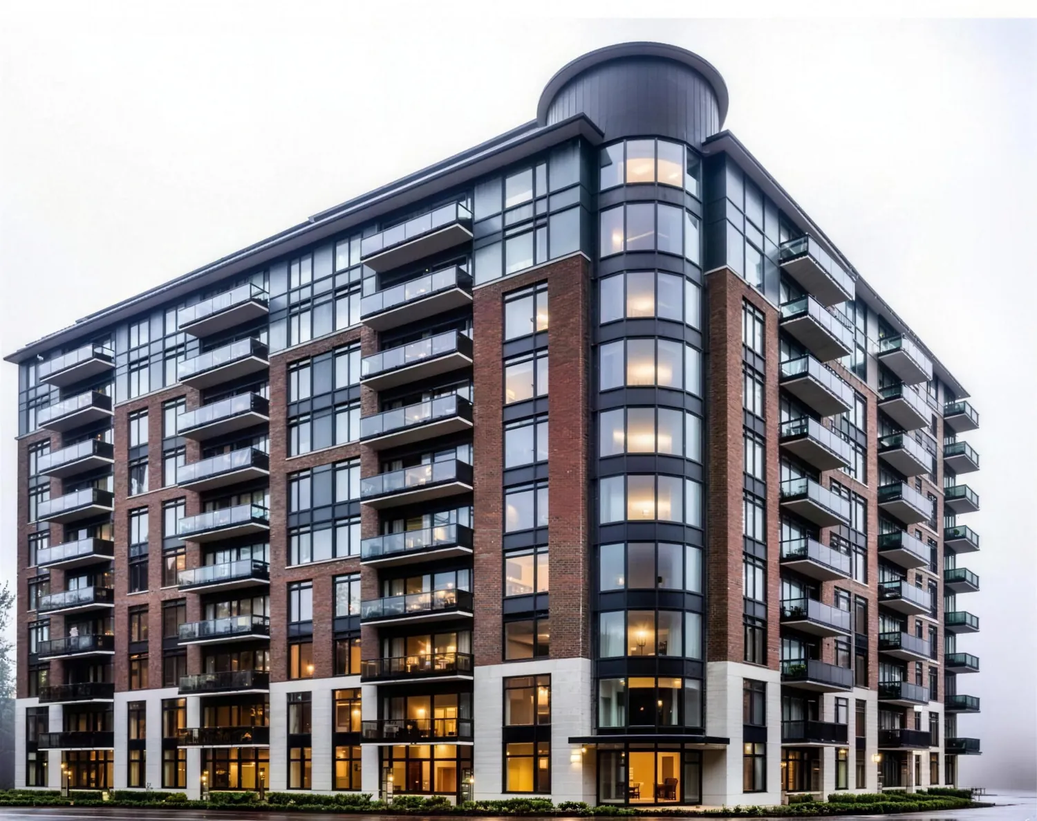 Rendering of the 12-storey mixed-use residential building proposed in Brampton